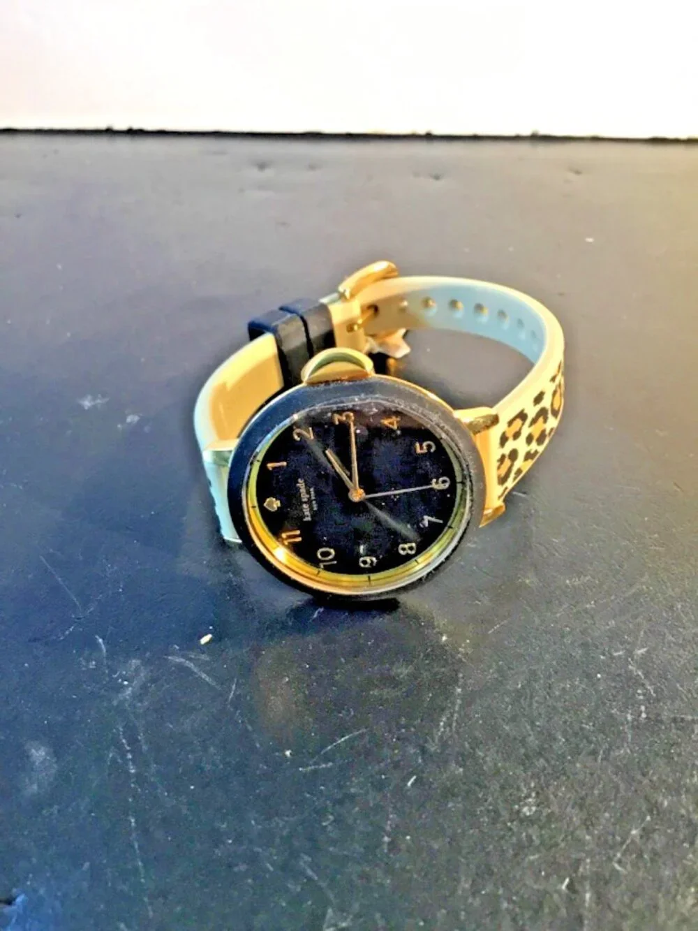 Kate Spade== New York PARK ROW== Ladies KSW1485== Leopard BAND== Quartz Watch